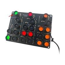 DC 5V USpB Binary Clock Clock Kit Red Yellow Grrien LED Display Creative Welding DIY Parts 130x100x35mm