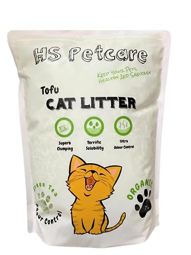 7L Green Tea Matcha Scent Organic Tofu Cat Litter ultra odour control great clumping flushable reduce waste odour eliminator long lasting dust free