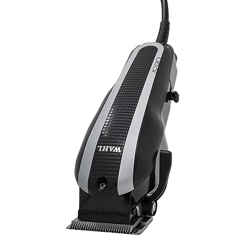 Wahl Professional Icon Clipper - Full Size With Ultra Powerful V9000 Motor for Professional Barbers and Stylists - Model 8490-900, Black - Thumbnail 3