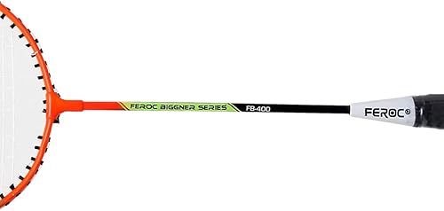 Miniatura 7 de Feroc Juego de 2 raquetas de bádminton para principiantes con 3 lanzaderas de plumas