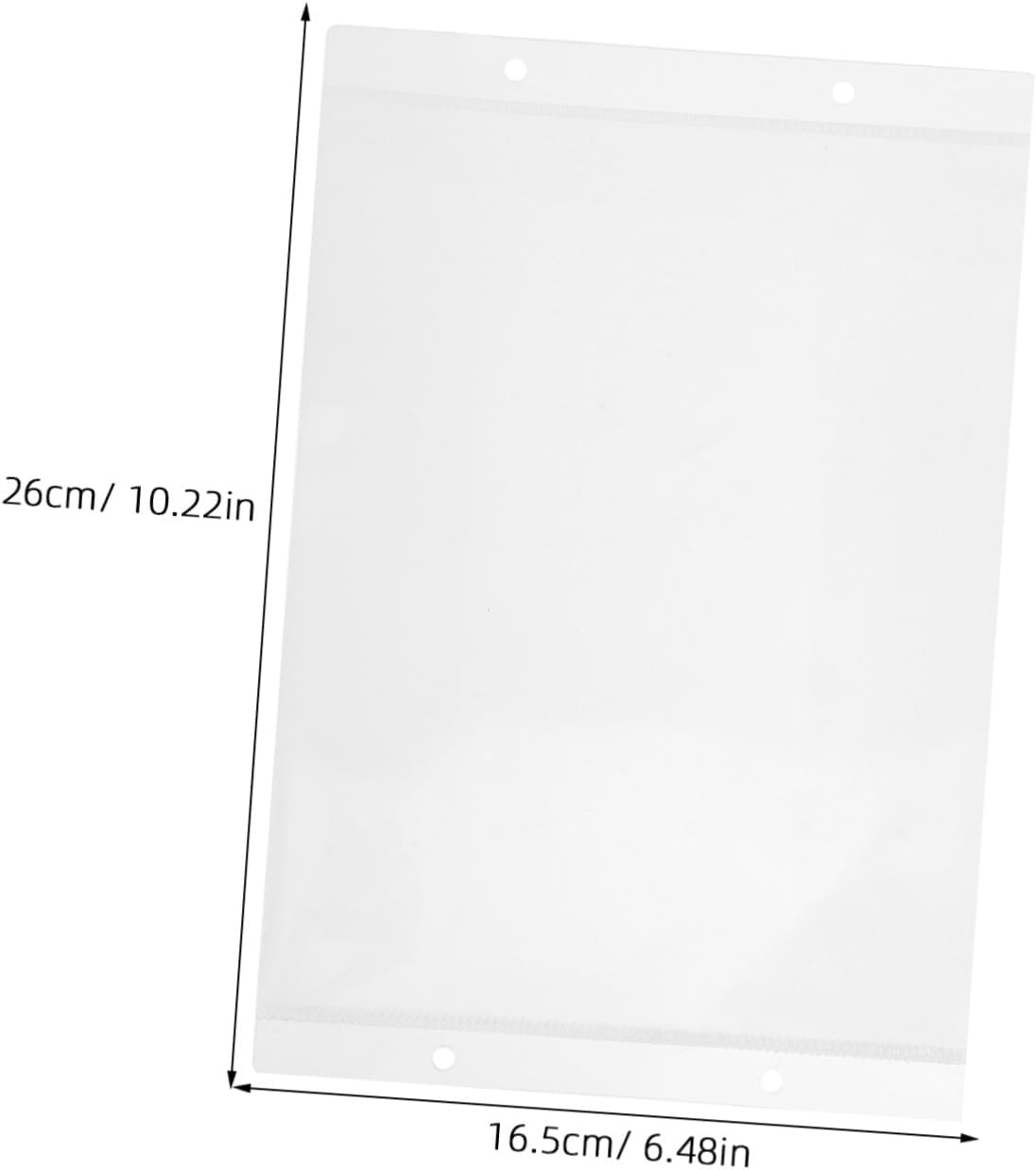 1 Set Price Tag Pocket Organizer Side Insert Display Holder for Retail Price Cards Lightweight Hanging Merchandise Tag Pocket for Supermarket and Store Use