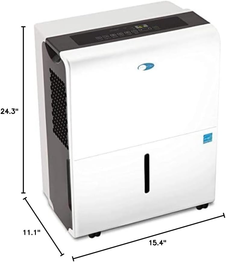 Miniatura 11 de Whynter Energy Star RPD-506EWP - Deshumidificador portátil de alta capacidad de 50 pintas con bomba de hasta 4000 pies cuadrados, color blanco con