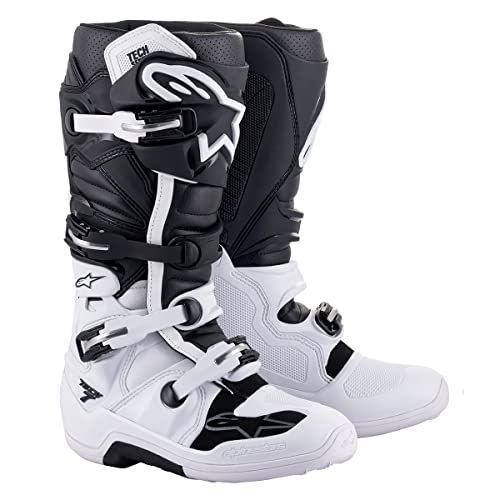Alpinestars 2012014-1795-16: Tech 7 Boots Blk/Enamel Blu/Fluo Yel Sz 16