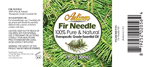 Artizen 30ml Oils - Fir Needle Essential Oil - 1 Fluid Ounce