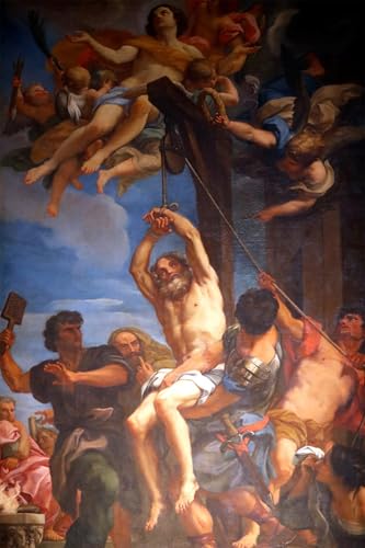 Tableau Blaise de Sébaste par Carlo Maratta, impression d'art sur toile 60x90cm