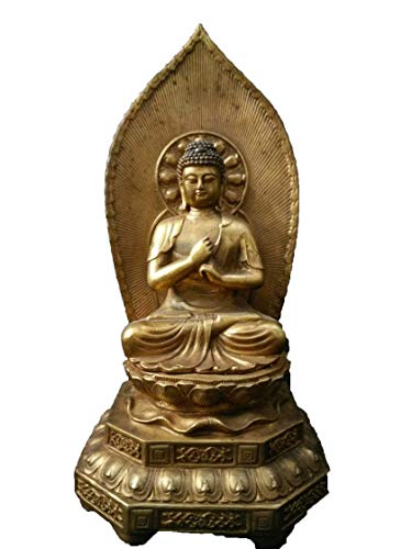 Bouddha Shakyamuni en cuivre pur H3TF5J pour une décoration premium