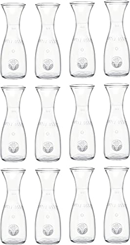 Misura Karaffe 0,25L geeicht - 12 Stück - Weinkaraffe Wasserkaraffe Saftkaraffe Cover