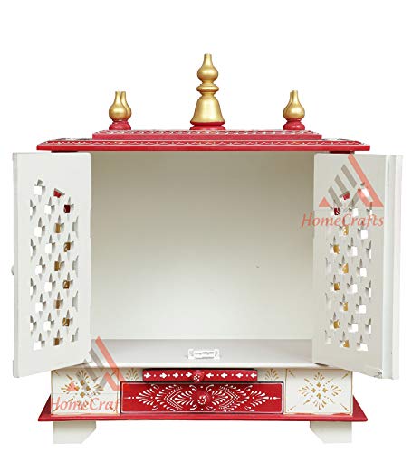 Templo de madera Rajasthani con luces LED, el regalo ideal para bodas y hogar 4