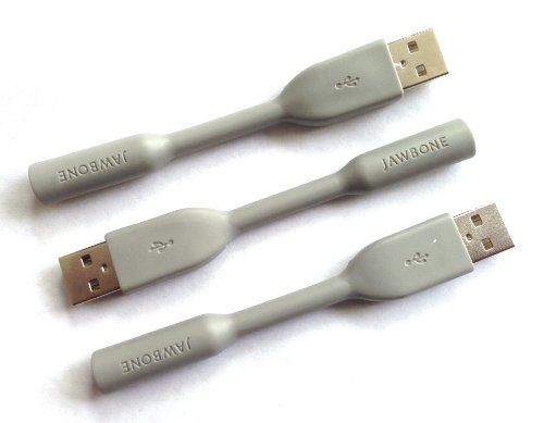 3pcs Charging Cables for Jawbone UP24 UP-24 ONLY Version Bracelet Band Wristband Wrist Band Armband Charge USB Wires Replacement (NOT for UP1 & UP2 UP-1 UP-2 1st 2nd Generation Version Gen)