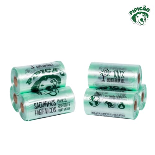Display 48 Rolinhos de Saquinhos Biodegradáveis Cata Caca Refil Pipicão