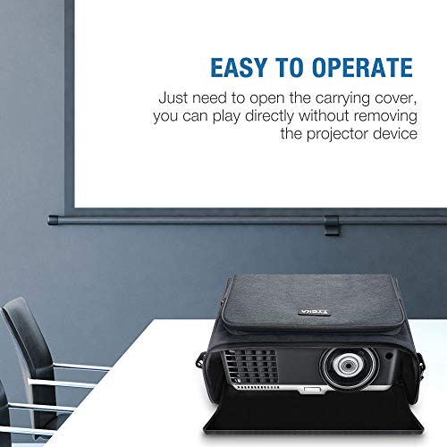 Capa para projetor de vídeo TYCKA, bolsa organizadora protetora para projetor, à prova de choque, es