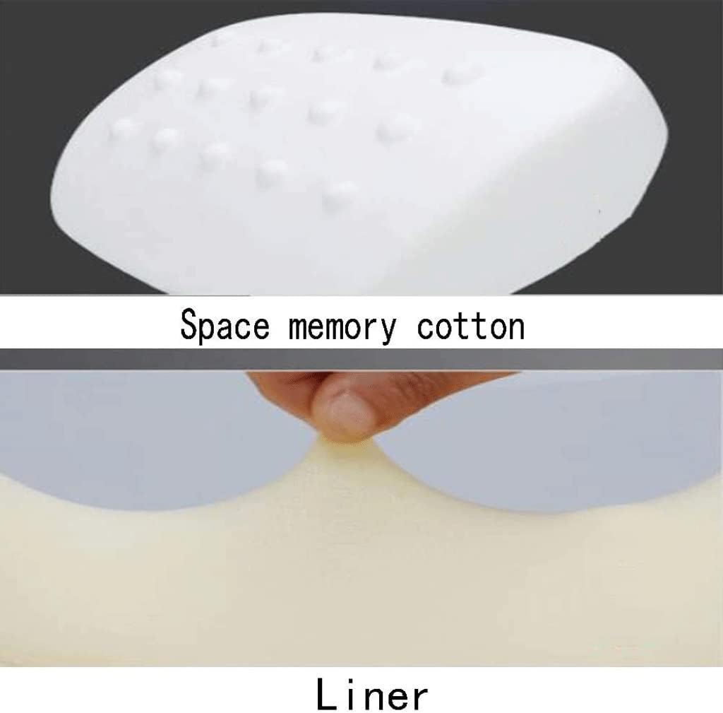Lumbar Pillow-Space Memory Cotton Lumbar Memory Memory Cotton Neck Pillow Pillow Cushion Car(D)