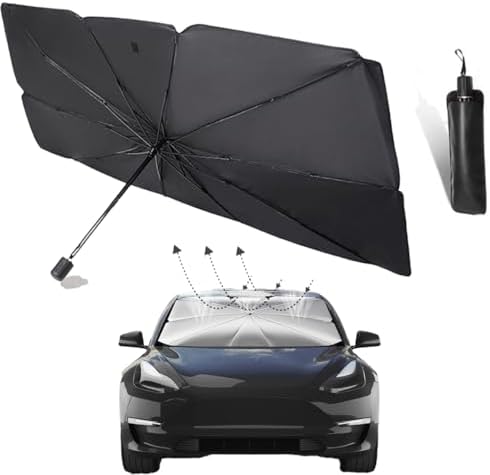 LELYFIT Car Sun Shade for Windshield, 5-Layer Sun Protection Mate...