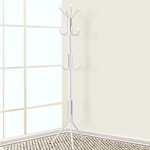 Wakects Tree Shaped Coat Rack Standing, 68.5inch Floor Clothes Rack Tree Shaped Stand with Multi-hooks Design for Living Room (white) - Image 3