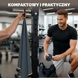 Ręcznik sportowy Zenacross z mikrofibry, 5 szt., 40 x 77 cm – Ręcznik sportowy do kulturystyki i na siłownię – Szybkoschnący i ultrachłonny – Szary