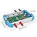 equlup Table Football Toy, Mini Football Tabletop Game Portable Table Soccer Game Foosball Table Fun Puzzle Educational Game Set for Entertainment Party