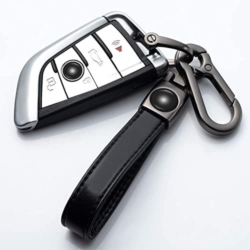 Imauto Leather Key Chian For Jeep,Car Logo Keychain Replacement For Jeep Wrangler Compass Cherokee Traitor Patriot Commander,Keychain For Man And Woman Keyring Car Accessories,Family Present,2 Pcs #TOP1