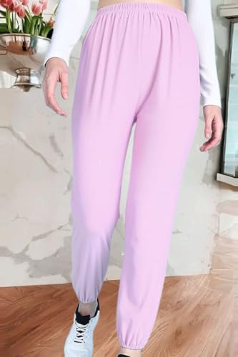 Image of Women Casual Bright Black Solid Women Joggers