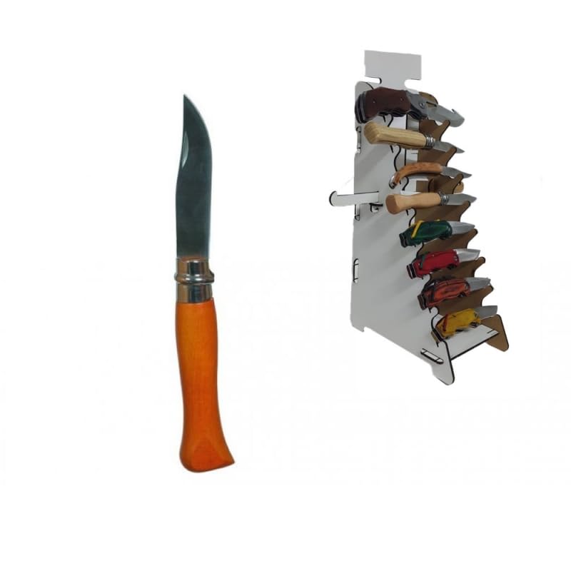 Navaja - navaja de madera de 9 cm, ligera y duradera. Ideal para manualidades y uso cotidiano, con un diseño ergonómico y fácil de manejar.