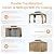 Domi 10x12FT Hardtop Gazebo with Netting & Curtains, Outdoor Aluminum Frame Gazebo with Galvanized Steel Double Roof, Outdoor Permanent Metal Pavilion for Patio Deck Lawn and Garden, Wood-Looking