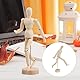Gliederpuppe, Modellpuppe, Holzpuppe, Zeichenpuppe, Mannequin aus Holz, Schaufensterpuppe aus Holz, Verstellbare Glieder Puppe, für Anfänger, Profis und Künstler