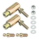 Throttle Disconnect, Quick Release Ball Joint, 10-32 in Female Thread Steel Linkage Fitting, Compatible with...