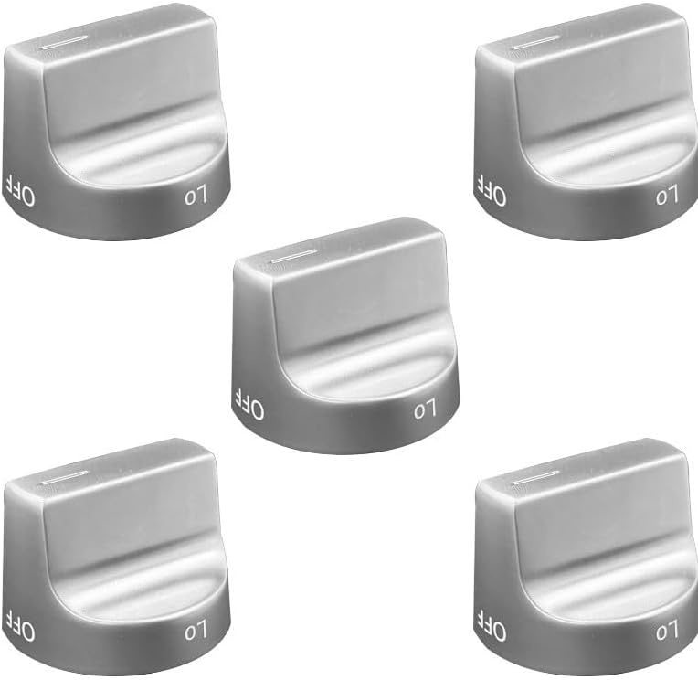 5Pcs WFG550S0HZ1 WFG525S0JV0 WFG525S0HZ0 Stove Knobs, Fit for Whirlpool Gas Stove Knobs WFG525S0JZ0 WFG525S0HV1 WFG525S0HZ1 WFG525S0JV1 WFG525S0JV2 WFG535S0JZ0 WFG550S0HV1