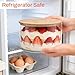 Prikoi 155oz Large Trifle Bowl with Lid, Modern Design Clear Glass for Salads, Dessert, Fruit, and Party Displays, 2025 Thickened Version