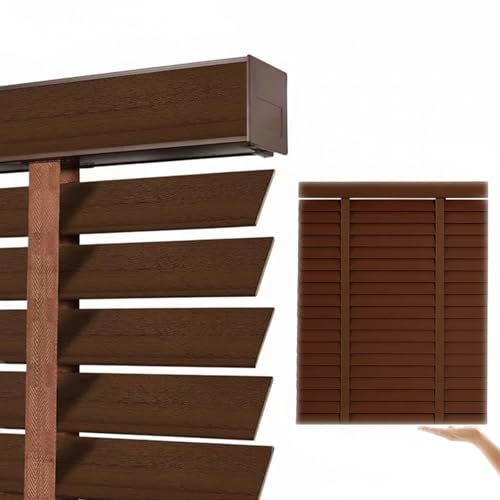 Solid Wood Cordless Blinds