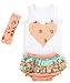 Messy Code Baby Girls Outfit Sweet Gold polka dot Baby Briefs Set