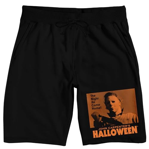 John Carpenter's Halloween The Night He Came Home Men's Black Sleep Pajama Shorts