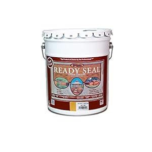 Ready Seal 505 Exterior Stain and Sealer for Wood, 5-Gallon, Light Oak