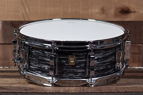 Ludwig Classic Maple Snare Drum - 5 Inches X 14 Inches Vintage Black Oyster #TOP1