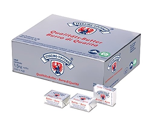 Portionenbutter 150 x 10 gr. - Milchhof Sterzing