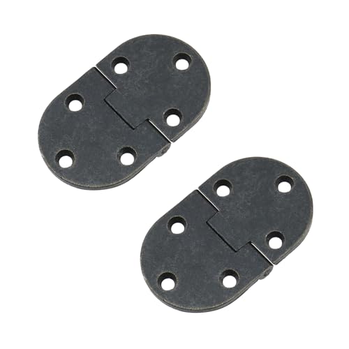 UTALIND 2 Pcs Butler Tray Hinges 90 Degree Desk Drawer Hinge with Screws