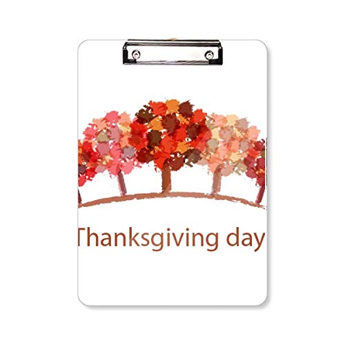 Porte-bloc A4 arbre rouge au design aquarelle artistique et finitions soignées