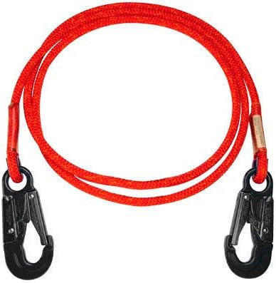 SHERRILLtree Lanyard 13mm x 16' Lightning Red G-Spliced Alumn Snaps