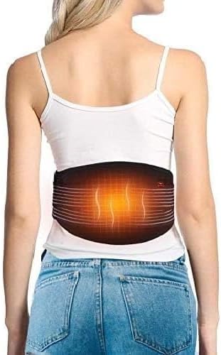 Drake Heating Pad for Back Pain Relief, Cordless Back Massager with Battery 3 Heat Settings & 3 Vibrating Modes Heated Back Brace