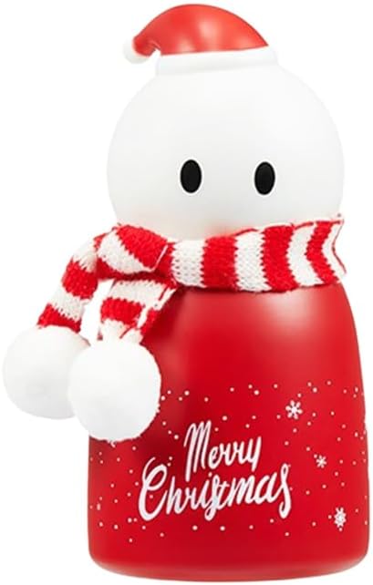 Christmas Tumbler Snowman with Scarf 316L Insulated Kids Stainless Steel Travel Water Bottle 12oz Christmas Gift Box - Image 8