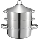 和平フレイズ コンパクト 三段 蒸し器 18cm ステンレス せいろ 蒸籠 セイロ 燕三 EM-078