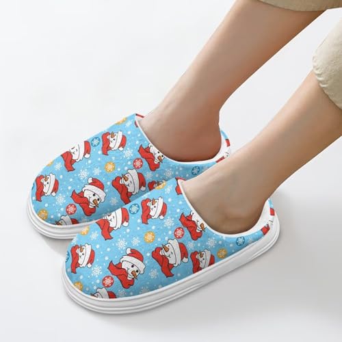 Woman Slippers Girls Warm House Slippers for Women Thick-soled Shoes4