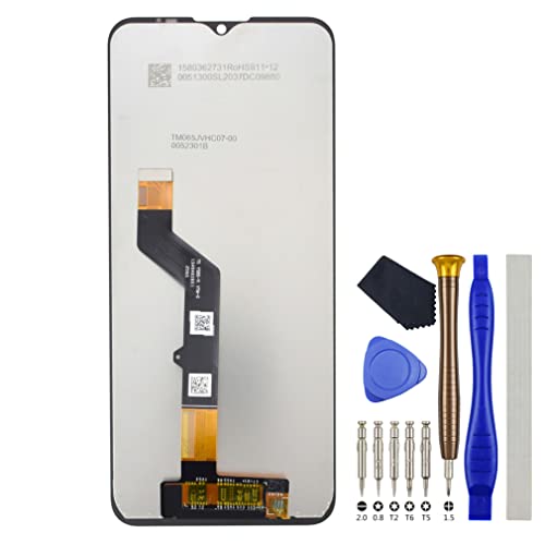 VEKIR Screen for Motorola Moto E7 Plus G9 Play LCD Touch Digitizer Display Assembly Replacement Black 6.5'