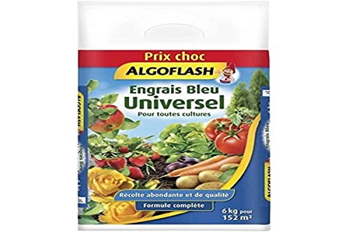 6 kg per 152 m² Algoflash eble6 Fertilizzante Universale Prezzi Shock, Blu, 6 kg