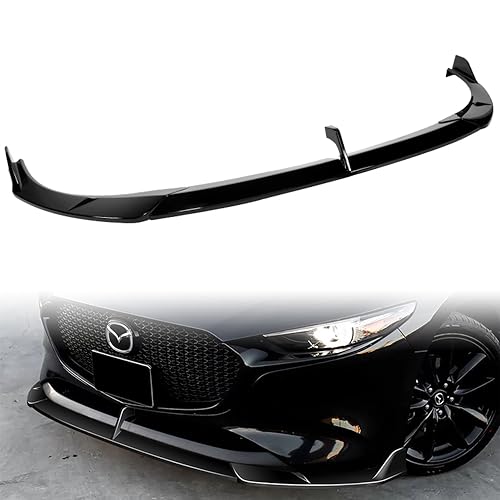 Q1-TECH, Front Bumper Lip fit for Compatible with 2019-2024 Mazda