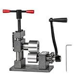 LHQYA Dispositivo Piegatura della Bocca Dell'anello Manovella, Dispositivo Piegatura Manuale dei Gioielli Ruota Dell'albero Diametro 18mm/56mm, Base Stabile/Leggera Flessibile/interfaccia