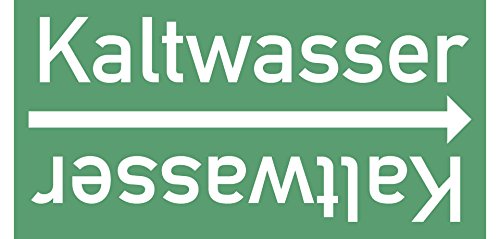LEMAX® Rohrleitungsband Kaltwasser, DIN 2403, ab Ø 15mm, grün/weiß, 33m/Rolle