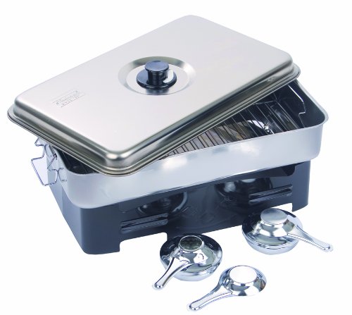 SHAKESPEARE Smoker Cooker, Fornello da Pesca, 38 x 28 x 9 cm, Colore: Argento
