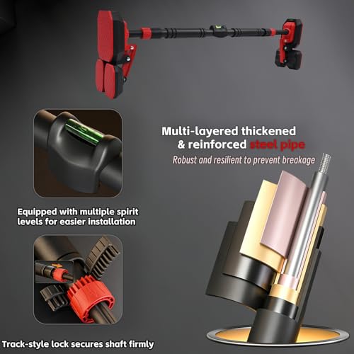 Barre de traction de musculation réglable et résistante avec élastique - 4