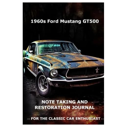 1960's Ford Mustang GT500 Note Taking And Restoration Journal For The Classic Car Enthusiast