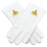 Masonic Gloves (White, One Size)